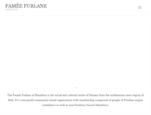 Tablet Screenshot of fameefurlane.ca